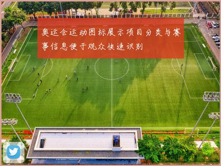奥运会运动图标展示项目分类与赛事信息便于观众快速识别